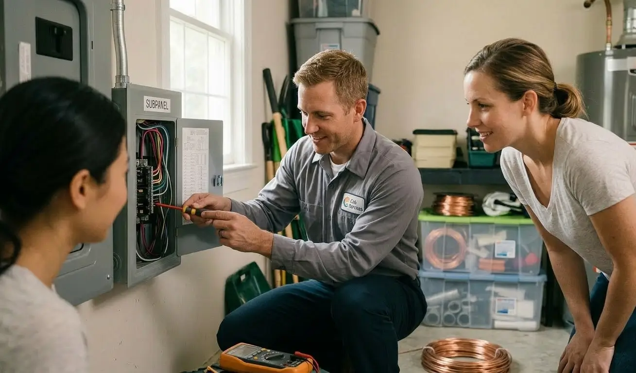 electrical panel installation