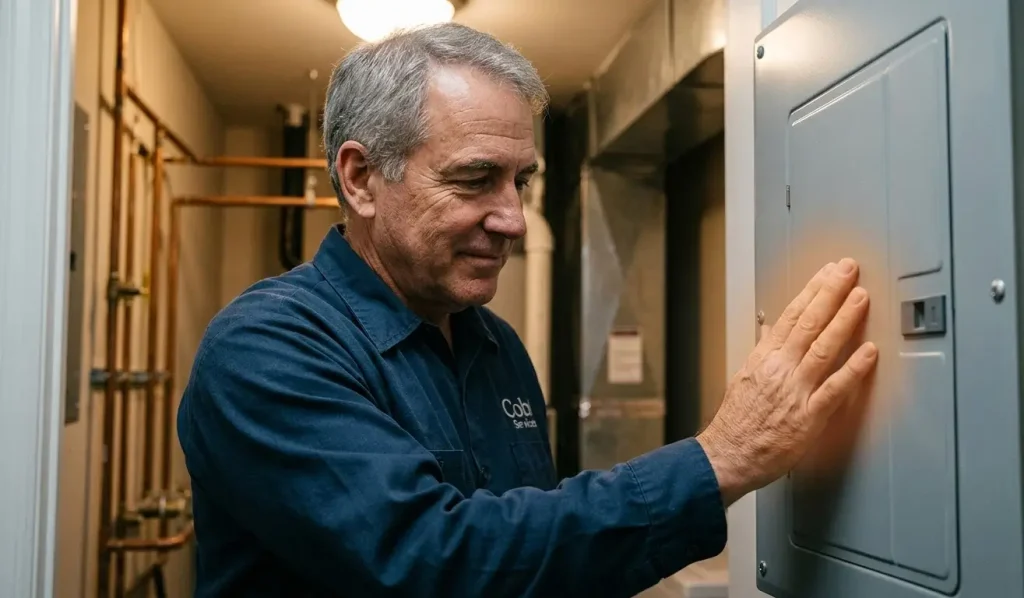 warm electrical panel