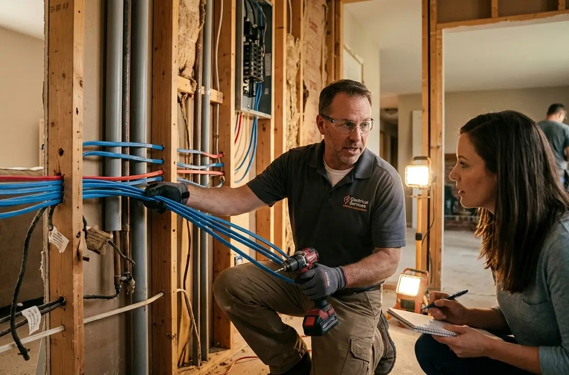 whole house rewire in Naperville IL