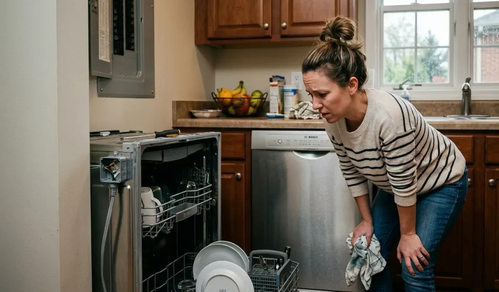 dishwasher tripping the panel